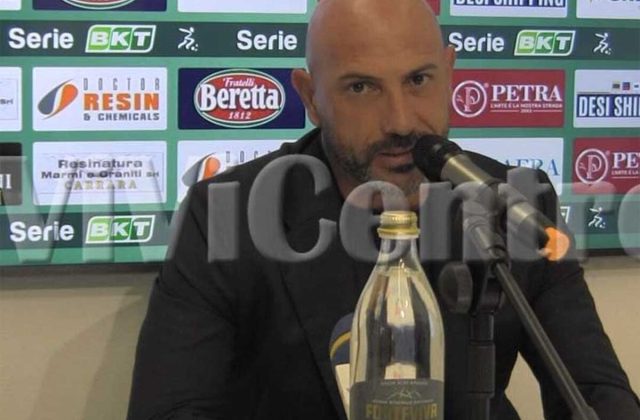Juve Stabia – Carrarese, Calabro: Al Menti con la bava alla bocca. Abbiamo dimostrato che possiamo giocarcela
