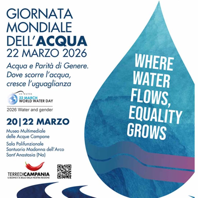 L’Acqua è Donna: a Sant’Anastasia si celebra la Giornata Mondiale dell’Acqua 2026