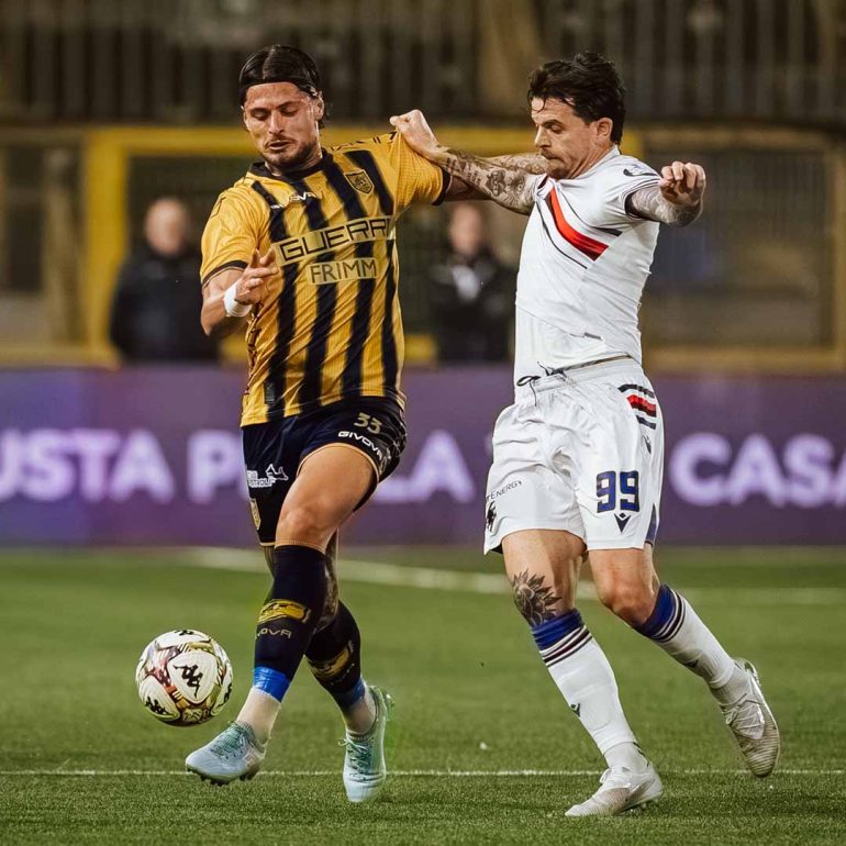 Juve Stabia, un’altra beffa: Contro la Sampdoria riappare la maledizione del Menti e il tabù minuti finali