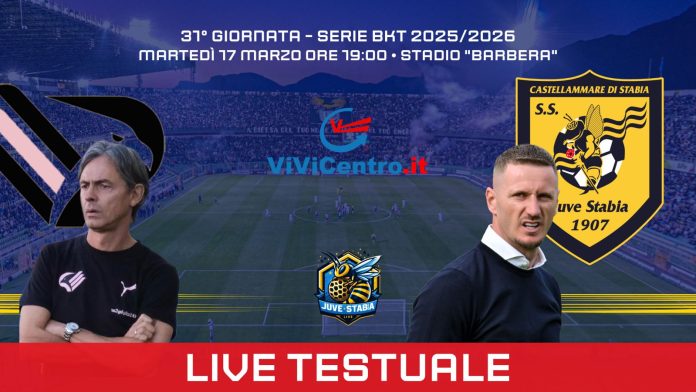 palermo juve stabia diretta testuale 2026