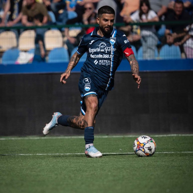 Juve Stabia: Lorenzo Insigne, a distanza di anni e sempre con la maglia del Pescara, torna a sfidare le Vespe