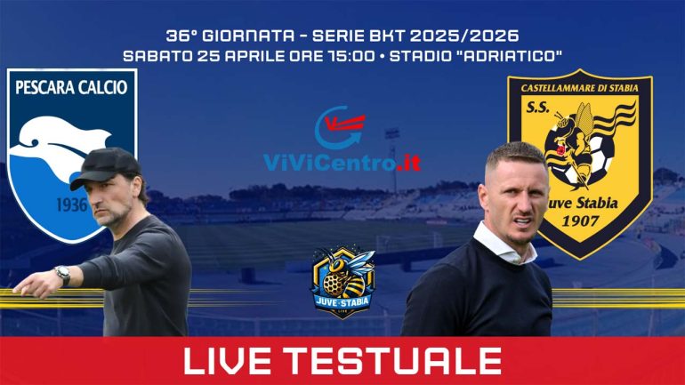 Pescara – Juve Stabia: 1-1 (52′ Insigne, 61′ Correia)