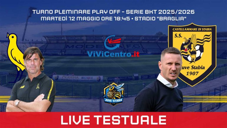 Modena – Juve Stabia (Play Off): 0-1 (86′ Zeroli)