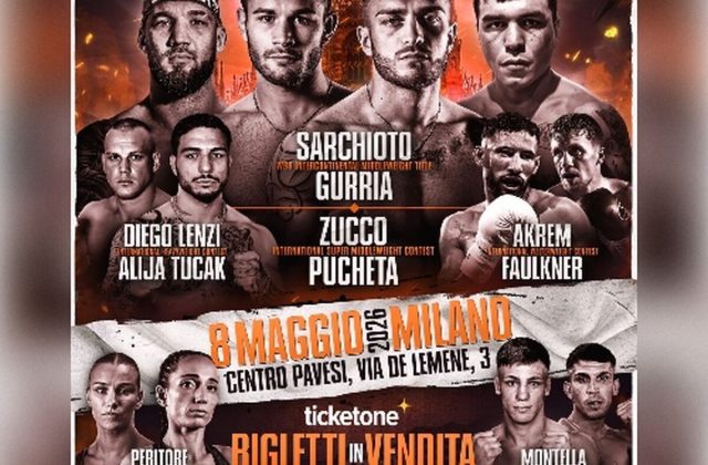 Milano capitale della Boxe: Sarchioto, Peritore e Zucco guidano la carica dell’8 maggio