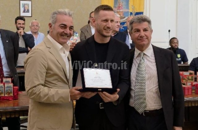 Juve Stabia, l’orgoglio di Abate a Palazzo Farnese: Un privilegio allenare questi ragazzi hanno dato il cuore