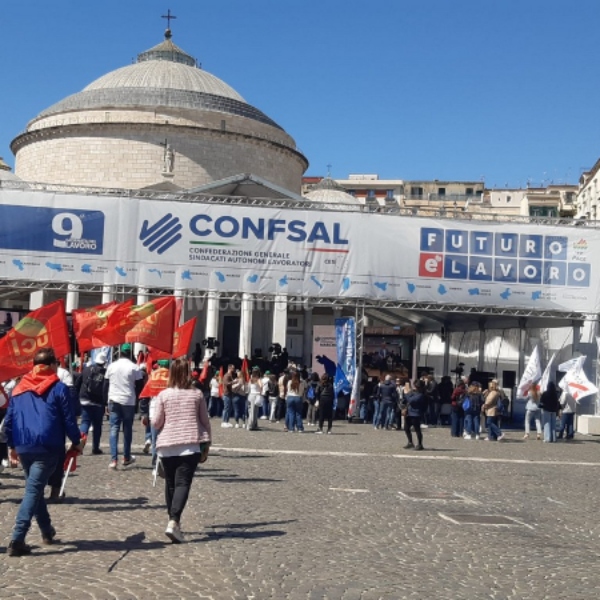 primo maggio 2026 CONFSAL Napoli Piazza Plebiscito