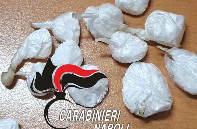 Sorrento, droga consegnata a domicilio: arrestato un 37enne con 14 dosi di cocaina
