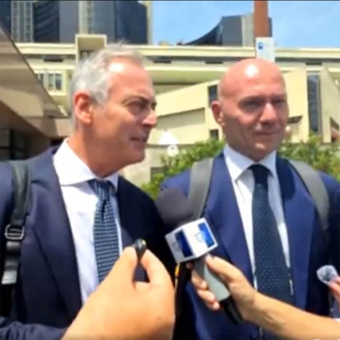 Salvatore Scarpa e Mario Ferrara Tribunale Napoli