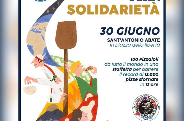 Sant’Antonio Abate punta al Guinness World Records: il 30 giugno la più grande donazione di pizze benefiche