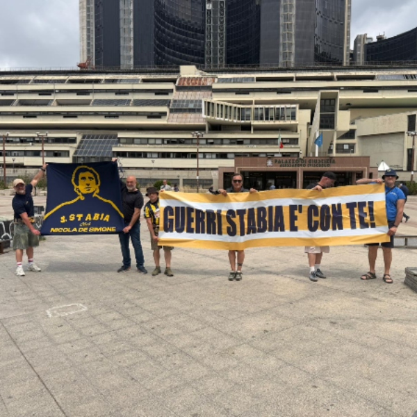 Tifosi Juve Stabia Tribunale Napoli