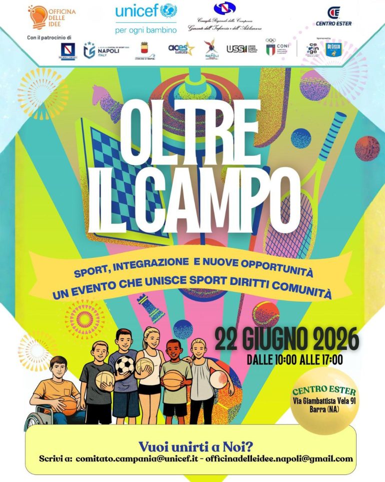 “Oltre il Campo” Lo sport che unisce tutti i giovani: lunedì al Centro Ester