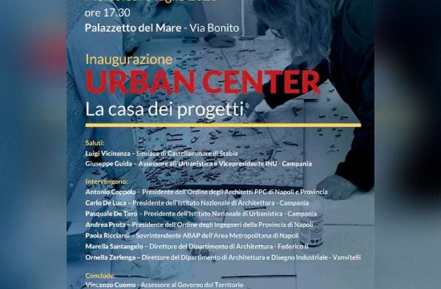 Castellammare, nasce l’Urban Center: Dedicato ad architettura, rigenerazione urbana e partecipazione