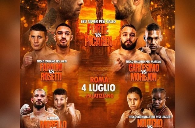 “ROMA BOXING NIGHT”: “Face to Face” venerdì 3 luglio 2026 al Museo Nazionale Romano – Sala delle Conferenze