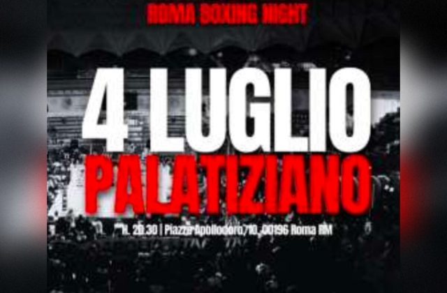 La Federazione Pugilistica Italiana compie 110 anni: Evento “Roma Boxing Night” sabato 4 Luglio