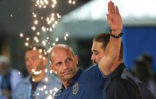 Allegri, il primo abbraccio del Maradona: “Como pericoloso, dovremo limitarne le qualità”
