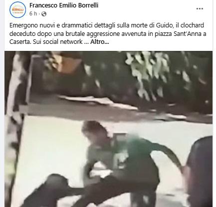 Clochard ucciso a Caserta, spunta video choc del brutale pestaggio