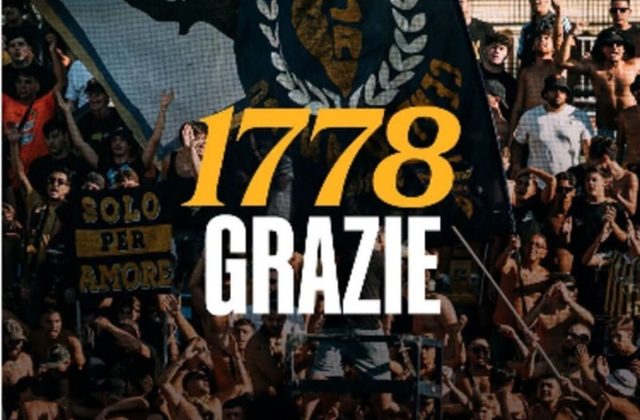 Juve Stabia, chiusa la campagna abbonamenti 2026-27: 1.778 tessere, un atto di fede del popolo gialloblù