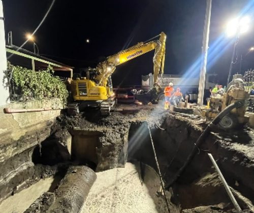 Gori Lavori Riparazione Conduttura Idrica Boscotrecase - Sarno