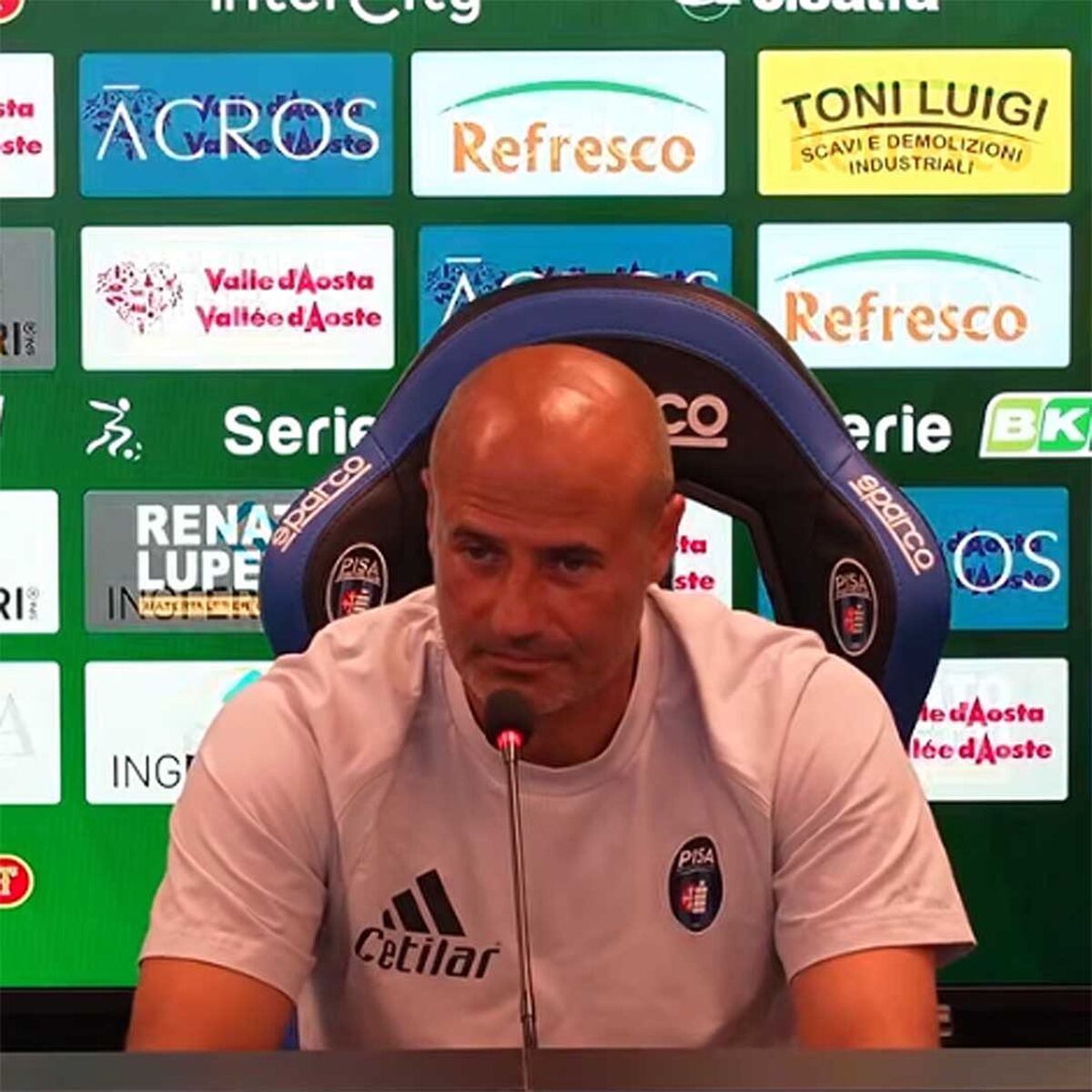 Juve Stabia – Pisa, Bianco alla vigilia: «Dobbiamo essere umili e pensare solo a vincere. Menti stadio caldo»