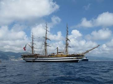 Il ritorno dell’Amerigo Vespucci nel mare di Castellammare: icona di eccellenza marittima e diplomazia navale