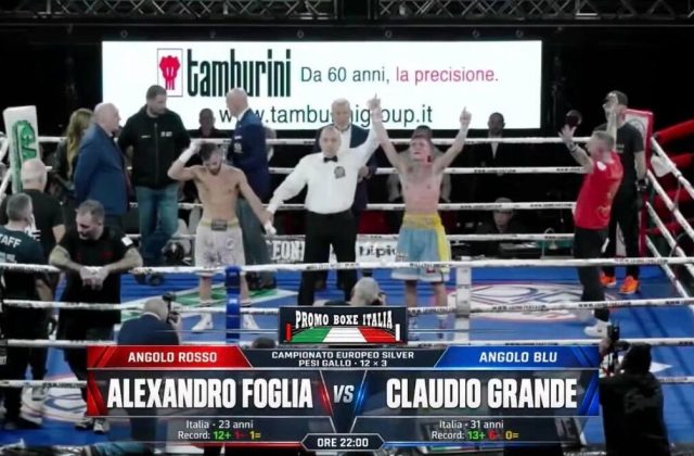 Boxe, spettacolo e adrenalina: Alex Foglia conquista il titolo europeo Silver dei pesi gallo