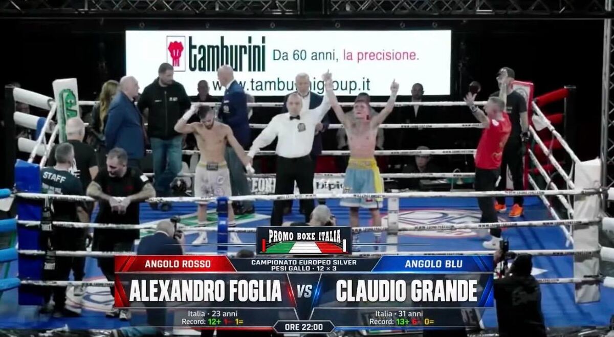Boxe, spettacolo e adrenalina: Alex Foglia conquista il titolo europeo Silver dei pesi gallo