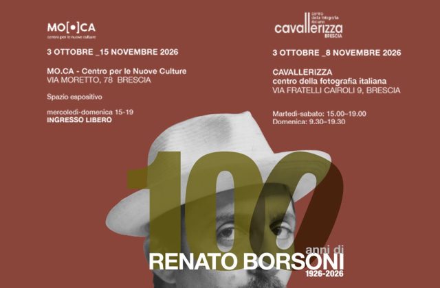 Mostra diffusa su Renato Borsoni l’inaugurazione il 3 ottobre a Brescia