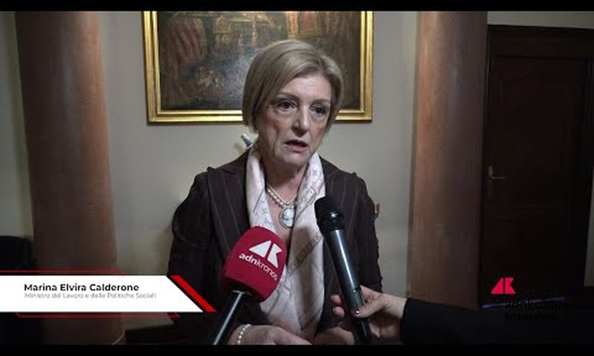 Calderone: “Non si può fermare l’Ai nel mondo lavoro ma uomo sempre al centro”