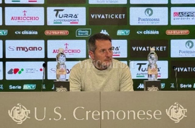 Cremonese-Juve Stabia, De Giorgio: “Abbiamo sofferto poco contro una grande squadra. Complimenti ai ragazzi