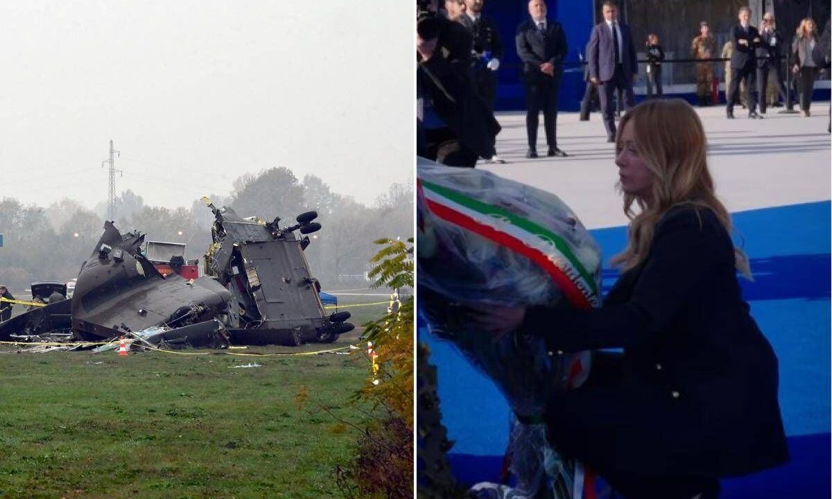 Elicottero caduto Bosnia, Meloni ricorda i quattro militari morti: “Vite spezzate, servivano l’Italia”