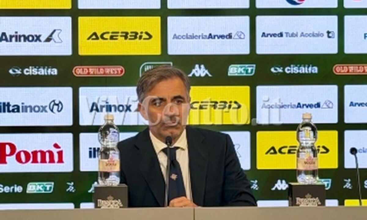 Cremonese-Juve Stabia, Fabio Pecchia ammette: «Non è la mia squadra, mi assumo tutte le responsabilità»