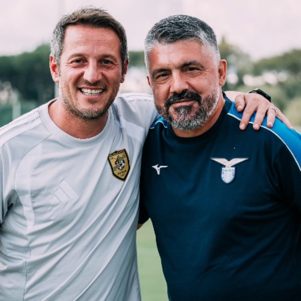 Gennaro Gattuso e Pietro De Giorgio Lazio contro Juve Stabia