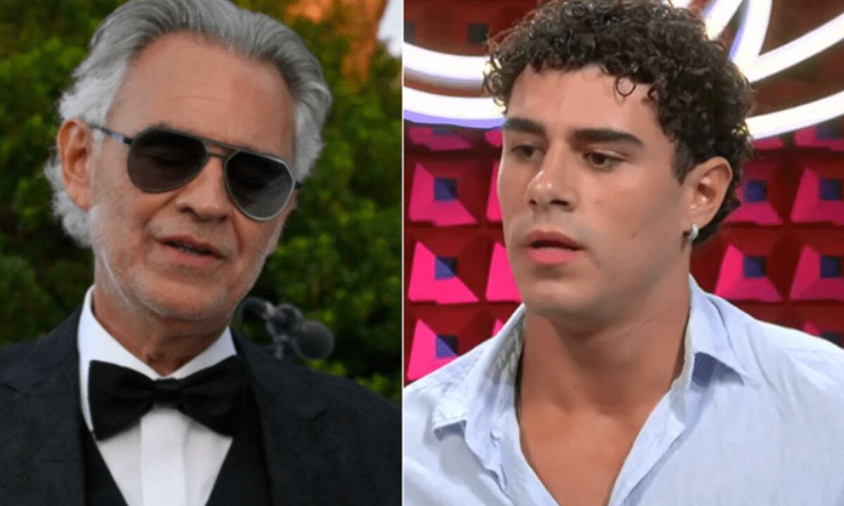 Gf Vip, Andrea Bocelli sulla battuta di Roncaccia: “Mi ha fatto sorridere”