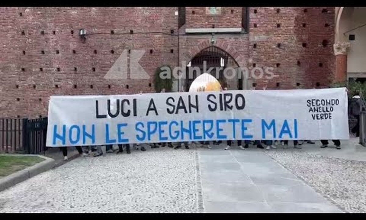 “Giù le mani da San Siro”, il coro dei tifosi dell’Inter prima della presentazione del nuovo stadio