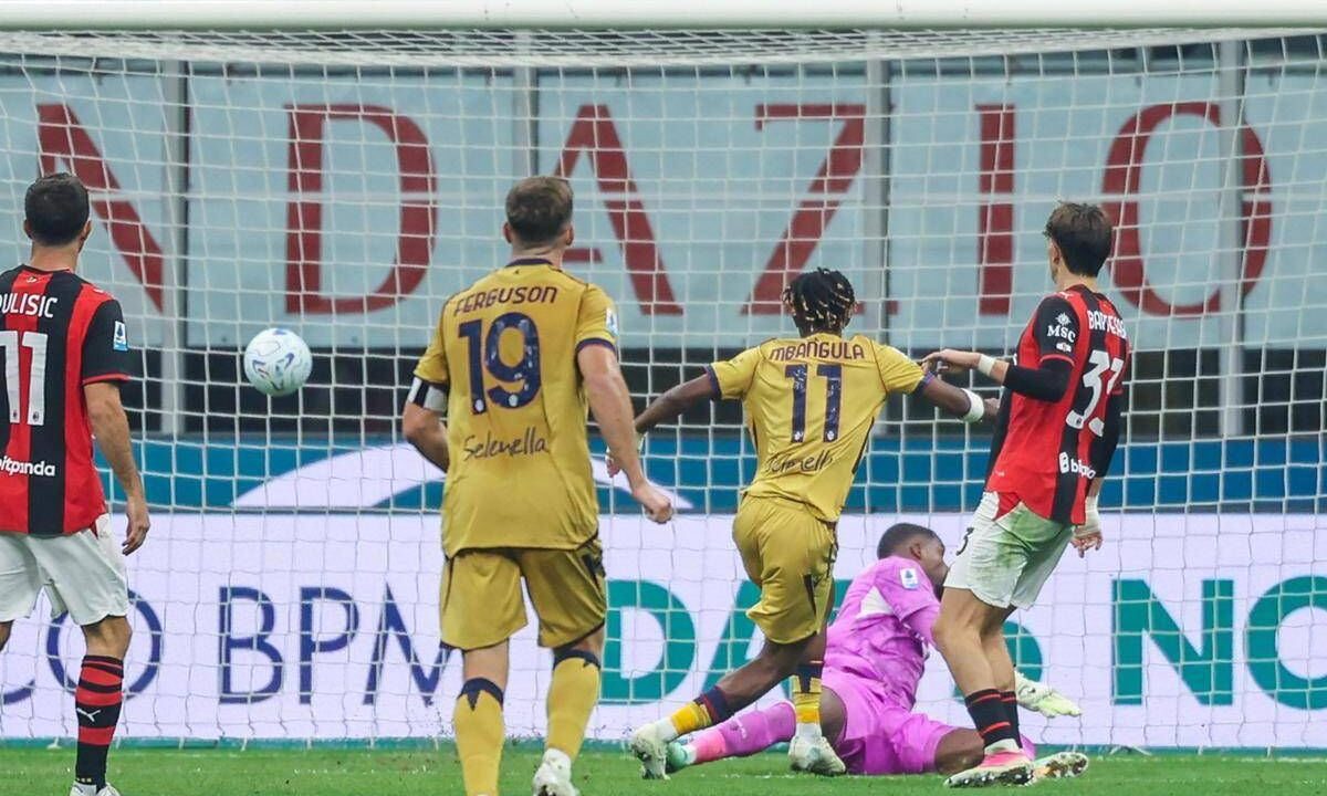 Mbangula come Batistuta, storica tripletta a San Siro contro il Milan dell’ex Juve