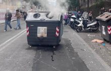 Scontri nei cortei a Roma, il racconto di un poliziotto: “Ci hanno assalito con sassi e molotov in via Claudia”