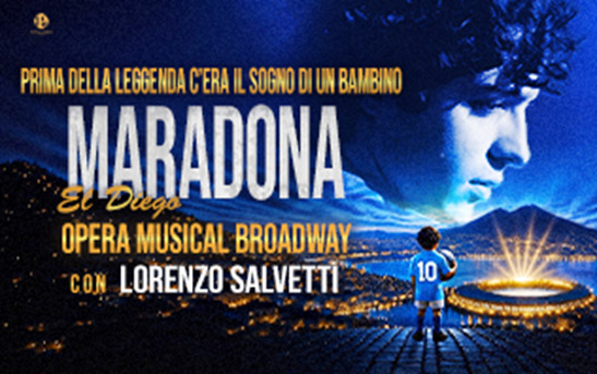 Maradona, nel 2027 arriva il musical “Maradona El Diego – Prima della leggenda c’era il sogno di un bambino”