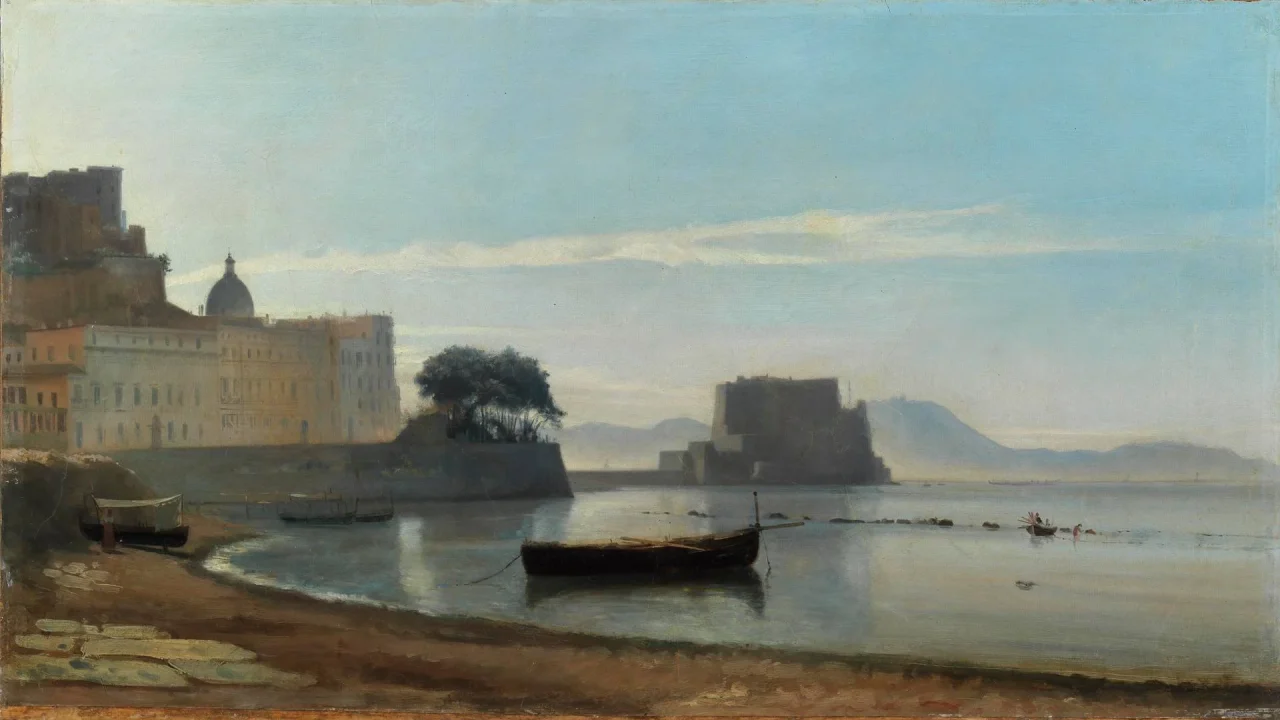 A Capodimonte entra in collezione ‘La baia di Napoli con Castel dell’Ovo’ (1828) di Corot
