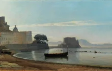 A Capodimonte entra in collezione ‘La baia di Napoli con Castel dell’Ovo’ (1828) di Corot